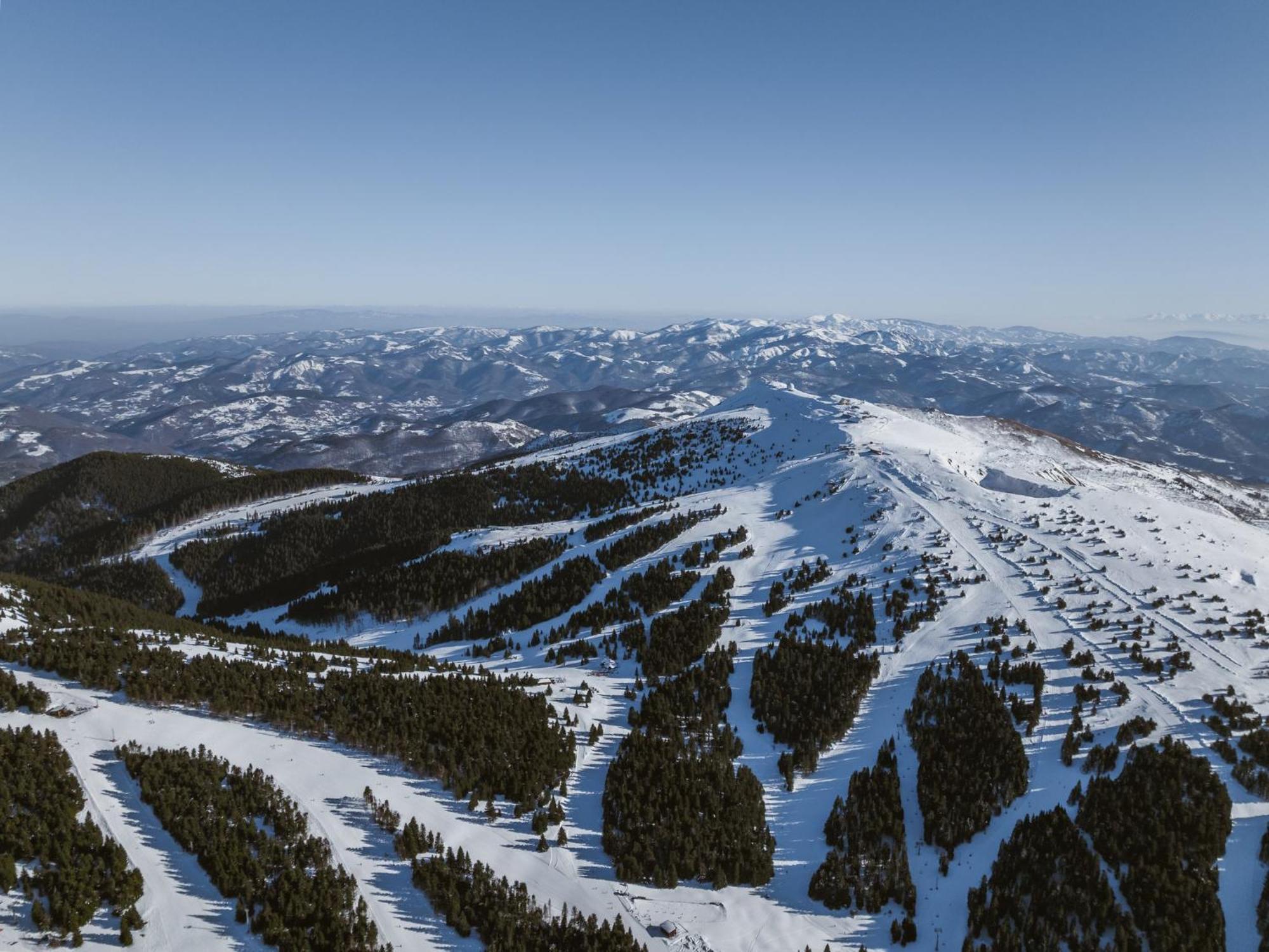 Viceroy Kopaonik Serbia Eksteriør billede Aerial view of the ski resort